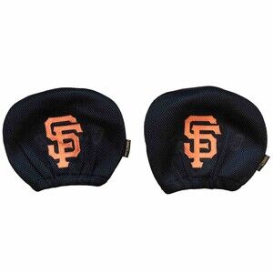 New 2pc MLB San Francisco Giants Car Truck Suv Embroidered Headrest‎ Covers Set